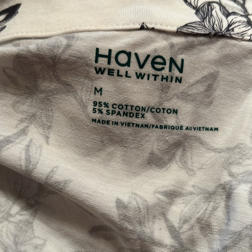 07. Haven Well Within COTTON JERSEY MAGNOLIA
SLEEP SHIRT - Picture 6 of 15